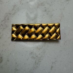 Roger Gold Bar Brooch Pin